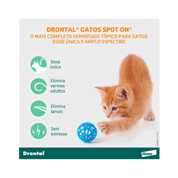 Vermífugo Drontal SpotOn para Gatos - Imagem 4