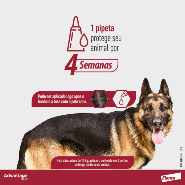 Advantage™ Max3 anti-carrapatos e pulgas para cães da Elanco - Imagem 8