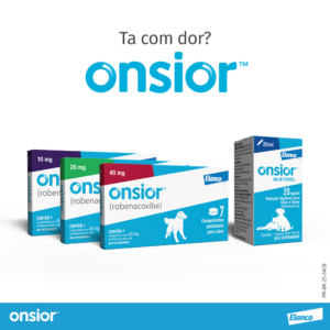Anti-inflamatório Onsior™ para cães