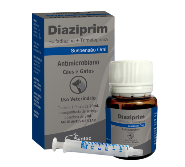 Diaziprim Oral para Cães e Gatos - 20 ml