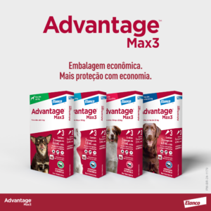 Advantage™ Max3 anti-carrapatos e pulgas para cães da Elanco