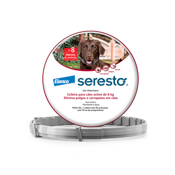 Coleira Seresto™ anti-carrapatos e pulgas com proteção por até 8 meses - Imagem 2