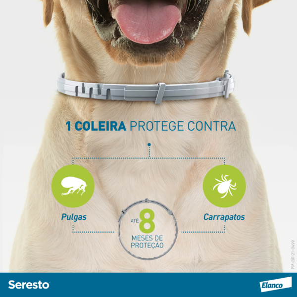 Coleira Seresto™ anti-carrapatos e pulgas com proteção por até 8 meses - Imagem 3