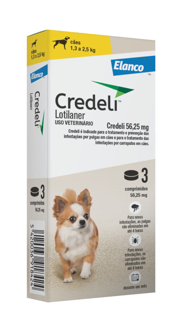 Credeli™ 3 comprimidos antipulgas e carrapatos - Imagem 2