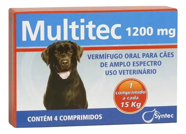 Vermífugo Multitec Para Cães - Imagem 2