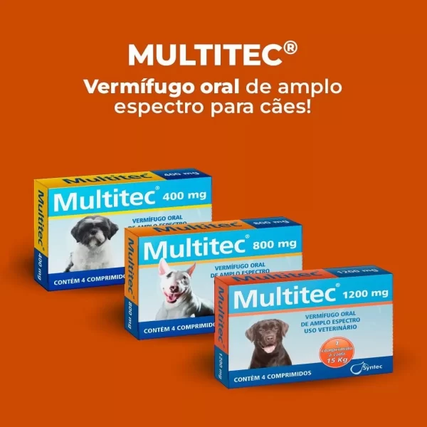 Vermífugo Multitec Para Cães - Imagem 5