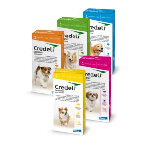 Antipulgas e carrapatos para cães Credeli™ 1 comprimido