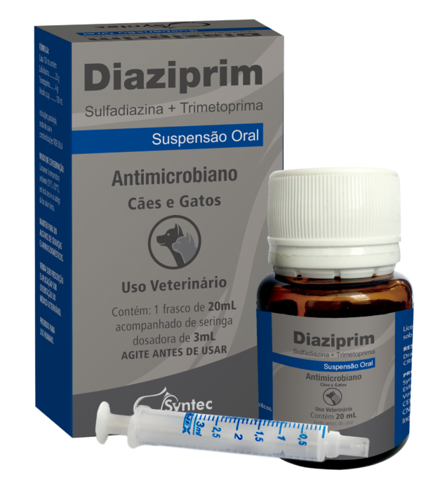 Diaziprim Oral para Cães e Gatos - 20 ml - Imagem 2