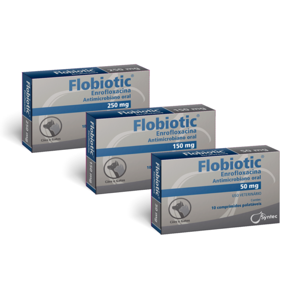 Anti-microbiano Syntec Flobiotic para Cães e Gatos