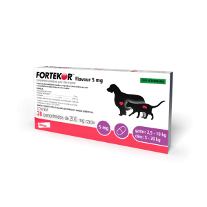 Fortekor™ Flavour para doença renal crônica e insuficiência cardíaca congestiva