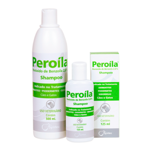 Shampoo Dermatológico Syntec Peroíla para Cães e Gatos