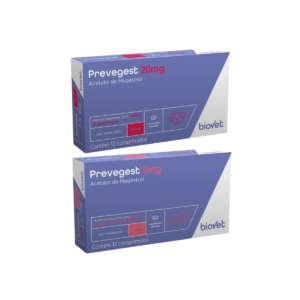 Prevegest Anticoncepcional Biovet 12 comprimidos