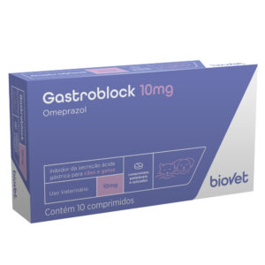 Antiácido Biovet Gastroblock 10mg Display 5Cart 10Comp.