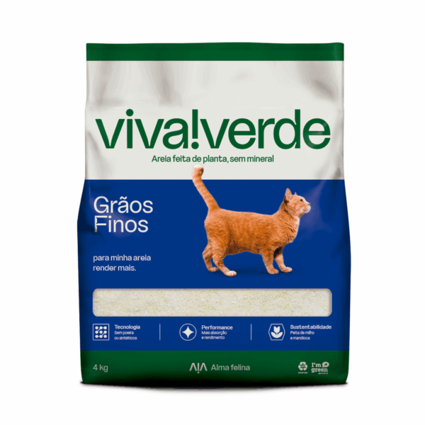 Areia Higiênica Biodegradável Viva Verde - Imagem 2