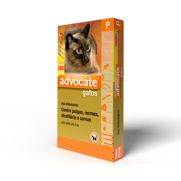 Antipulgas Advocate para Gatos 3 pipetas - Imagem 3