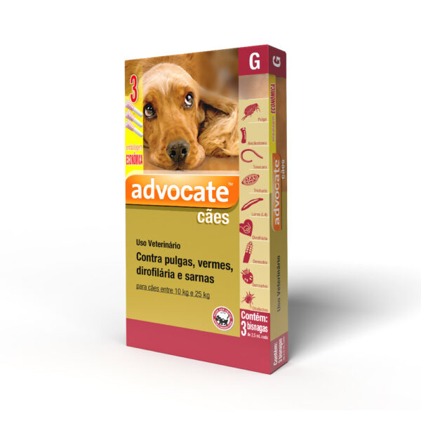 Antipulgas Advocate para Cães 3 pipetas - Imagem 9