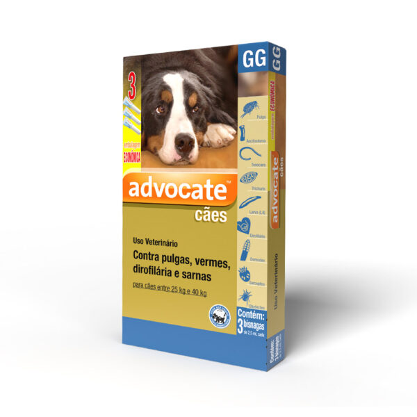Antipulgas Advocate para Cães 3 pipetas - Imagem 10