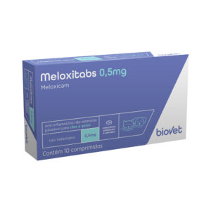 Anti-inflamatório Biovet Meloxitabs 0,5 Display 15Cart com 10Comp.