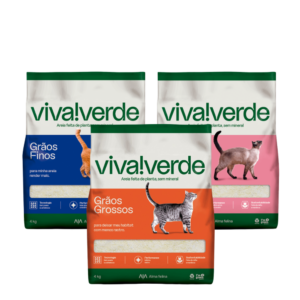 Areia Higiênica Biodegradável Viva Verde