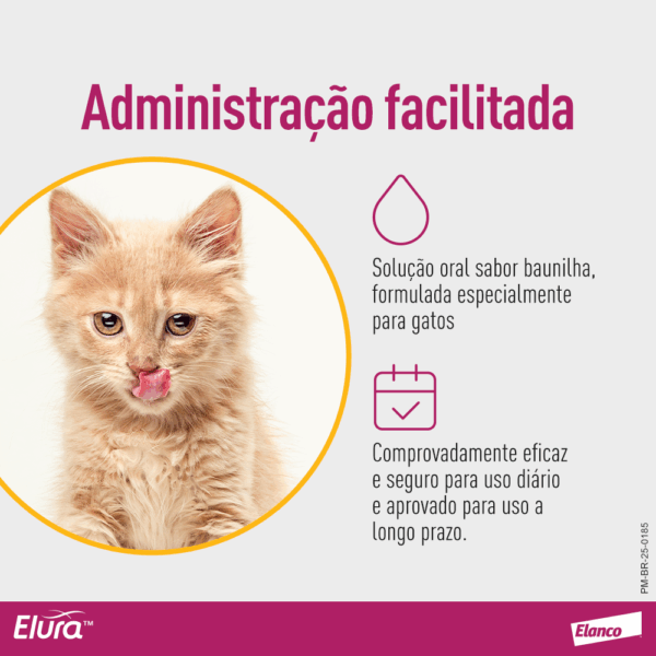 Elura Tratamento Doença Renal Crônica em Gatos Elanco - 15ml - Imagem 5