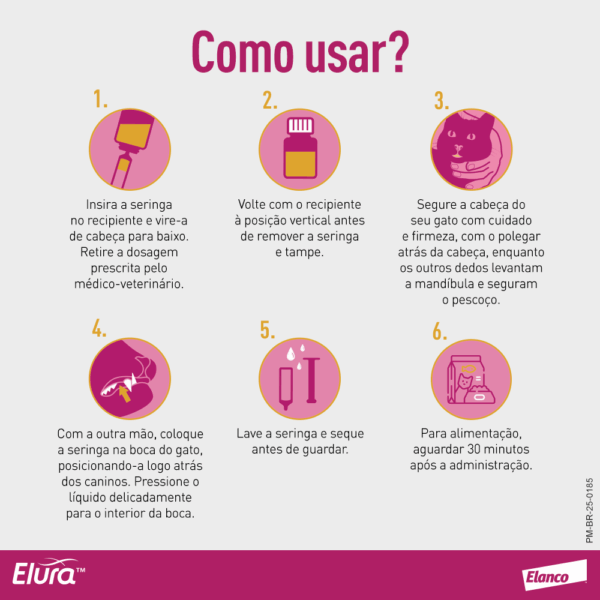 Elura Tratamento Doença Renal Crônica em Gatos Elanco - 15ml - Imagem 4
