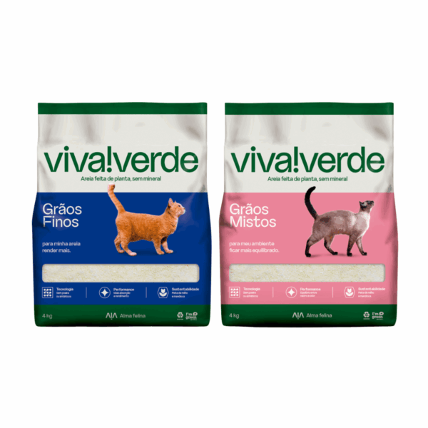 Areia Higiênica Biodegradável Viva Verde