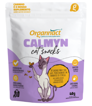 Suplemento Organnact Calmyn Cat Snacks 40g.