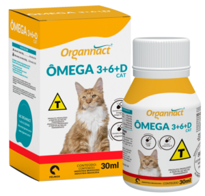 Suplemento Ômega 3+6+D Cat Para Gatos Organnact 30mL