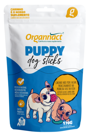 Suplemento Organnact Puppy Palito Cães Filhotes 170g