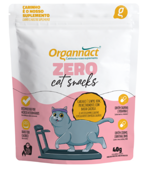 Suplemento Organnact Zero Cat Snacks para Gatos 40g