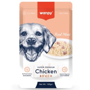 Petisco para cachorro Wanpy sachê 100g