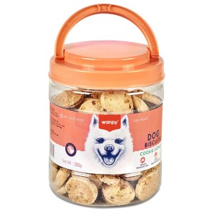 Petisco para cachorro Wanpy cookie sabor frango e maçã