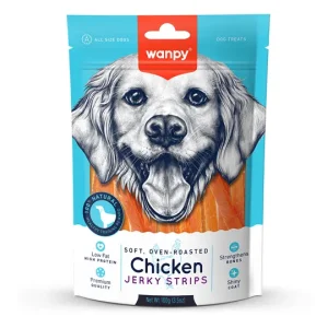 Petisco para cachorro Wanpy Tiras de Frango 100g