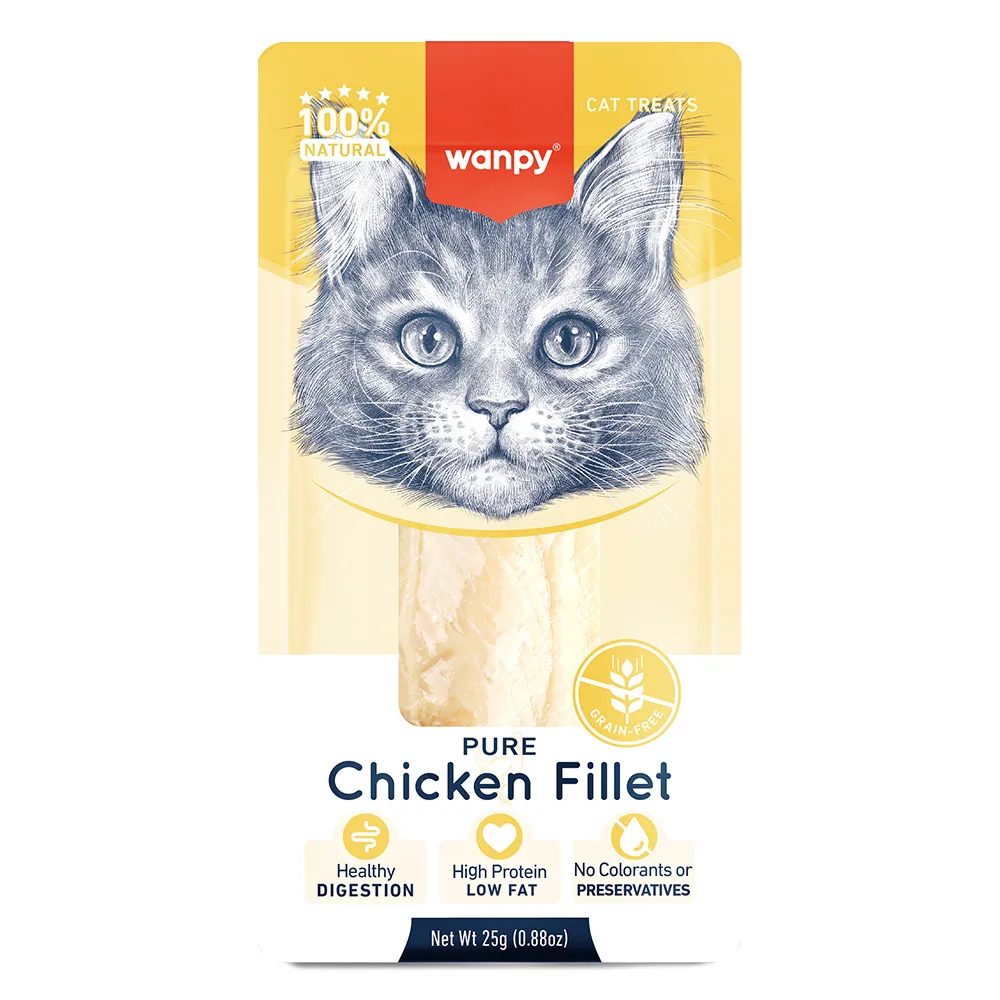 Petisco Para Gato Wanpy Filé de Frango 25g